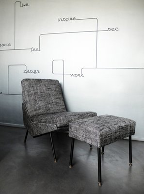 Slipper chair and ottoman cheap