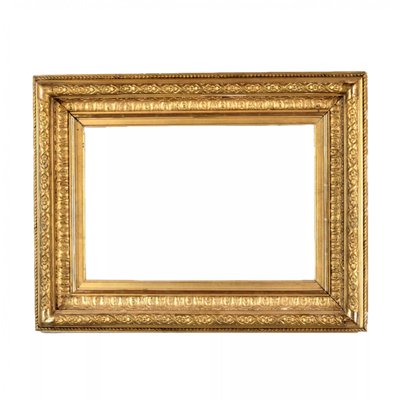Tableau sur toile Cadre ancien doré
