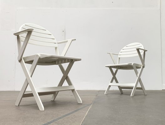 Sedie pieghevoli postmoderne di Niels Gammelgaard per Ikea, set di 4 in  vendita su Pamono
