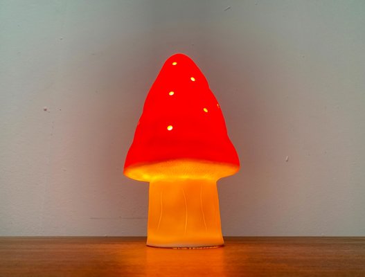 Postmodern German Plastic Mushroom Table Lamp from Heico for sale at Pamono