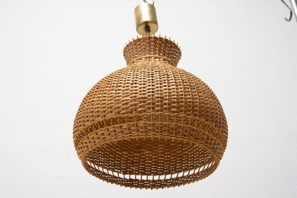 Vintage wicker hanging on sale light