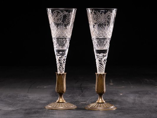 Bronze champagne flutes cheap