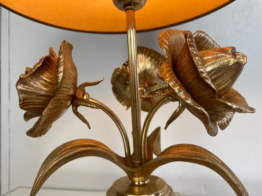 Bunke af Vedrørende turnering French Regency Gilt Brass Table Lamp by Maison Jansen for sale at Pamono