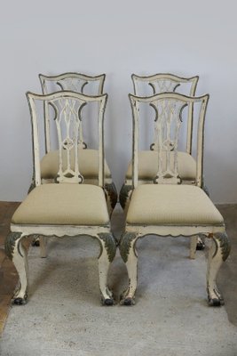 Swedish Dining Chairs Set of 4 for sale at Pamono