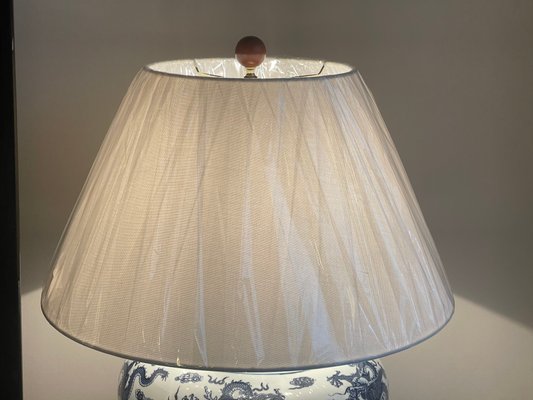 Chinese Blue Porcelain Table Lamp By, Ralph Lauren Table Lamp Shades Uk
