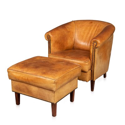 Tub chair online with footstool