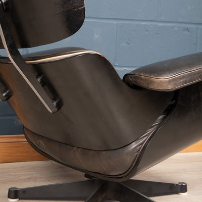 Eames Black Leather Lounge Chair, Best Leather For Eames Lounge Chair