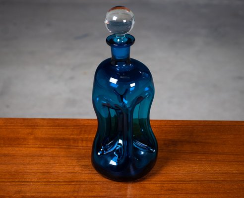 Mid-Century Kluk Kluk Decanter by Jacob E. Bang for Holmegaard for