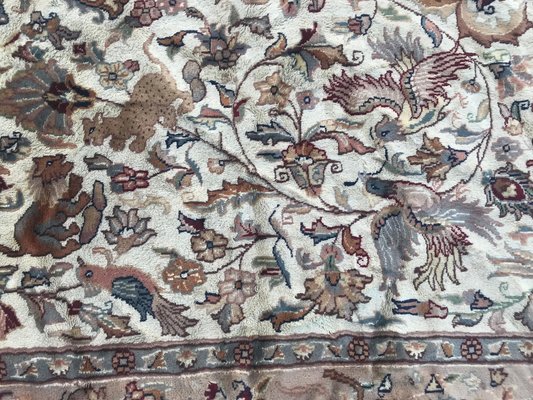 Tapis Vintage en Laine et Soie, Pakistan en vente sur Tapis Vintage en Laine et Soie, Pakistan en vente sur