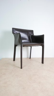 Cocoa Saddle Leather Chair by Matteo Grassi, Italy, 1970s