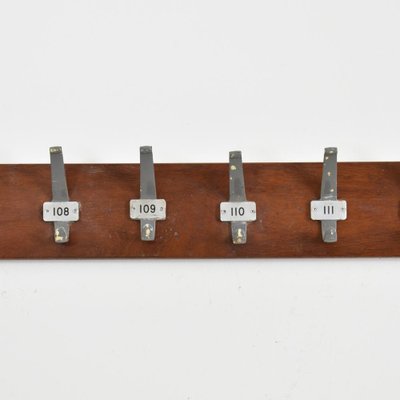 Reclaimed school coat rack shop
