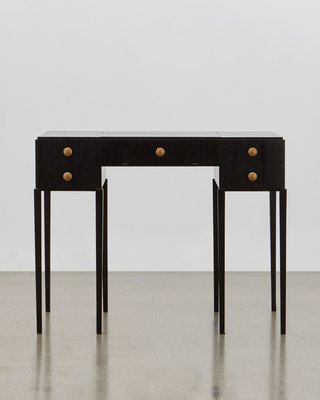 Wood and sale black dressing table