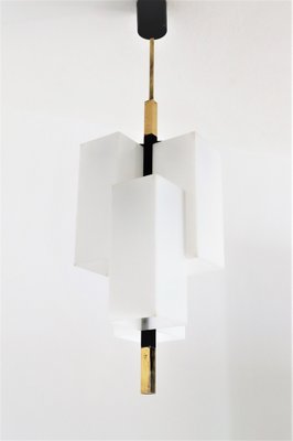 Acrylic and gold pendant light sales