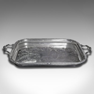 20th Century English Silver Plate Serving Tray