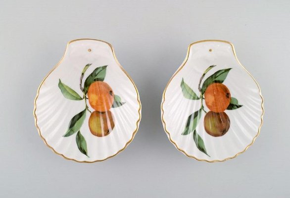 Englisches Evesham Porzellan von Royal Worcester, 1960er, 7er Set