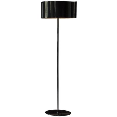 Nendo Floor Lamp Switch Black Metal By, Standing Lamp With Black Shade