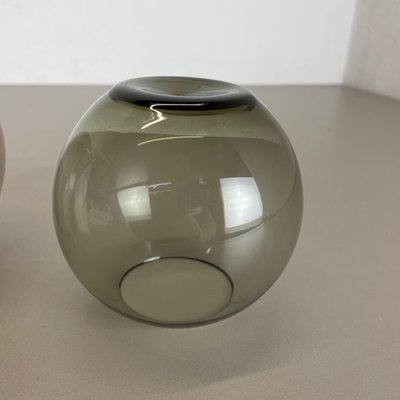 Turmalin Ball Vasen von Wilhelm Wagenfeld für WMF, 1960er, 2er Set