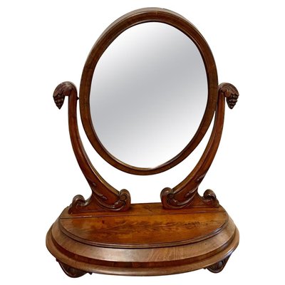 Antique Mahogany Dressing Table Mirror