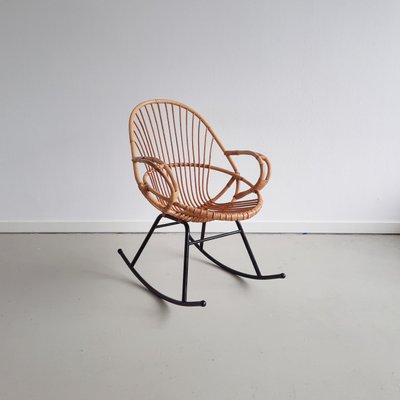 Metal rocking chair retro hotsell