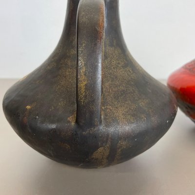 Fat Lava Pottery Vases by Heinz Siery for Carstens Tönnieshof