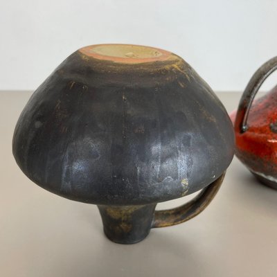 Fat Lava Pottery Vases by Heinz Siery for Carstens Tönnieshof