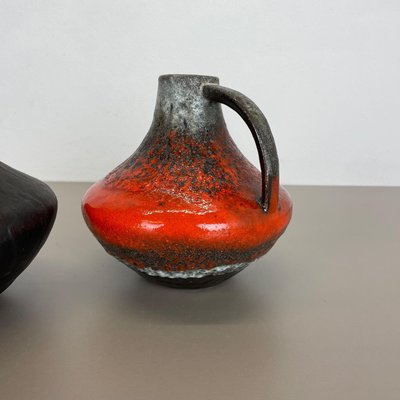 Fat Lava Pottery Vases by Heinz Siery for Carstens Tönnieshof