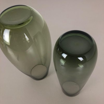 Vintage Turmalin Vases by Wilhelm Wagenfeld for WMF, Germany, 1960s, Set of 2 Vintage Turmalin Vases by Wilhelm Wagenfeld for WMF, Germany, 1960s, Set of 2