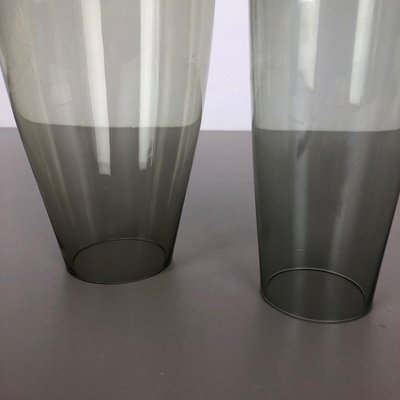 Vintage Turmalin Vases by Wilhelm Wagenfeld for WMF, Germany, 1960s, Set of 2 Vintage Turmalin Vases by Wilhelm Wagenfeld for WMF, Germany, 1960s, Set of 2
