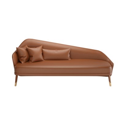 Bhutan Brown Leather Daybed By Javier Gomez For At Pamono Bhutan Brown Leather Daybed By Javier, Modern Leather Daybed Sofa