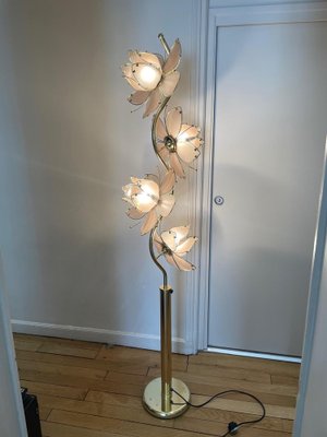 Italian Lotus Flower Lamp For At Pamono - Lotus Flower Ceiling Light Large