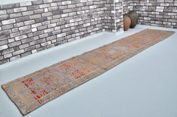 Alfombra de pasillo larga hecha a mano, Turquía en venta en Pamono