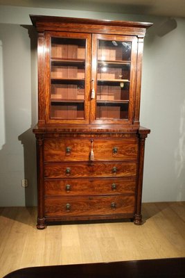 Antique Mahogany Bookcase