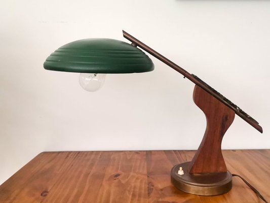 Vintage mid century modern desk lamp top
