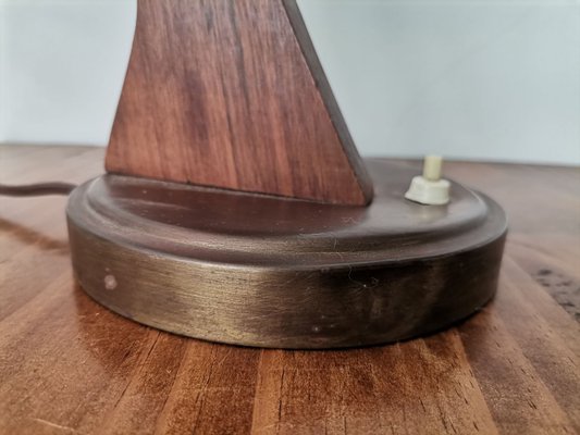 Brown wood lamp clearance