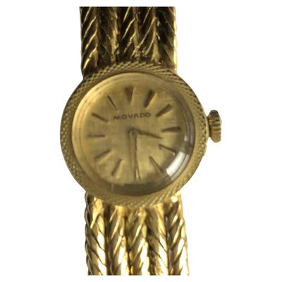 Orologio Movado in oro giallo 18 carati in vendita su Pamono