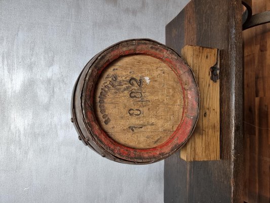 Vintage Oak Wine Barrel for sale at Pamono