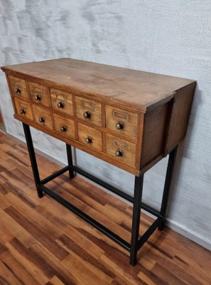 Apothecary store console table