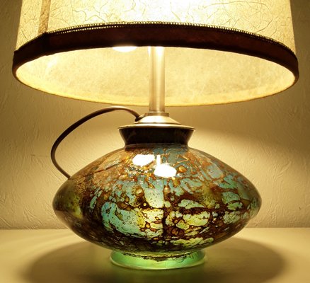 Art deco on sale ceramic lamp
