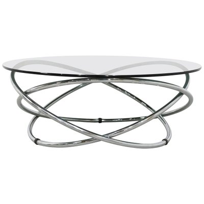 Swirl glass coffee table top