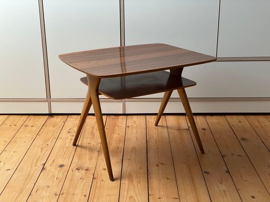 Mid Century Side Table in Walnut