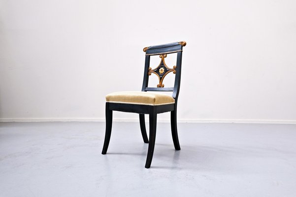 Black and gold chairs for sale cheap