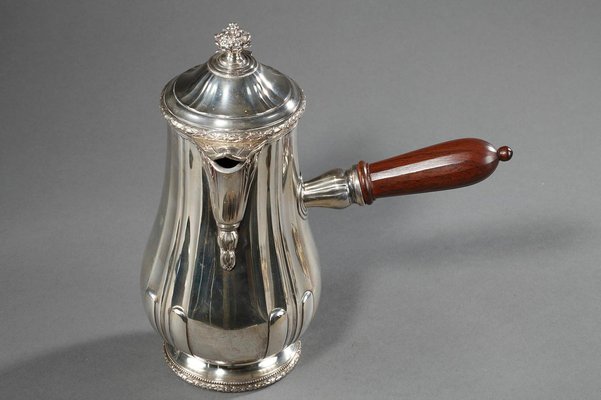 French Silver Hot Chocolate Pot or Coffee Pot by Puiforcat for sale at  Pamono