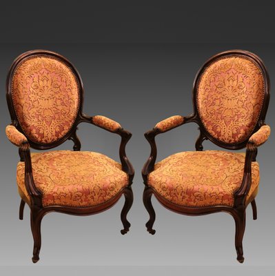 Louis-Philippe Armchair, 1900s, Set of 2 for sale at Pamono