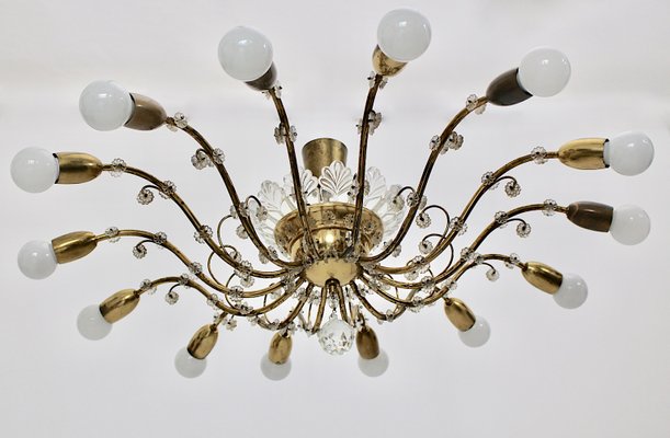 Mid century brass chandelier outlet