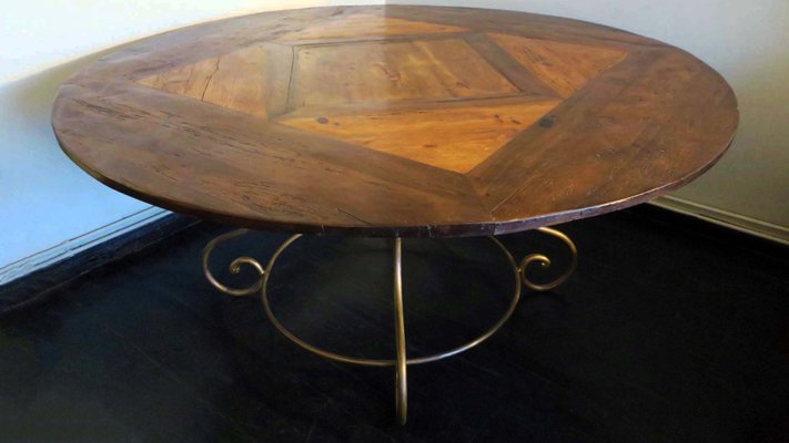 Huge Circular Dining Table In Reclaimed, Large Round Table Top