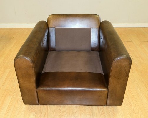 feather filled armchair