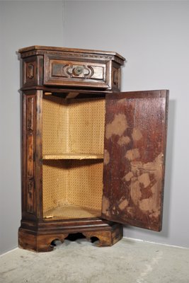 Walnut corner hot sale cabinet