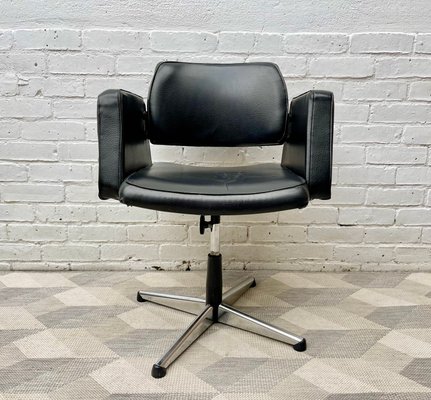 Black Leather Swivel Office Chair, Leather Swivel Office Chairs Uk