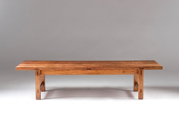 Schwedische Mid Century Bank Aus Eiche Bei Pamono Kaufen