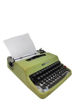 Green Olivetti Letter 32 Writing Machine by Marcello Nizzoli ...